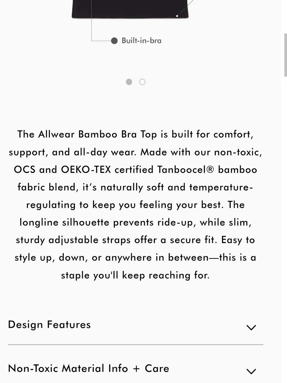 All Wear Organic, Non- Toxic Workout Wear.